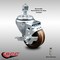 Service Caster 3 Inch SS High Temp Phenolic Wheel Swivel 1/2 Inch Threaded Stem Caster with Brake SCC-SSTS20S314-PHSHT-TLB-121315 - alternate 1